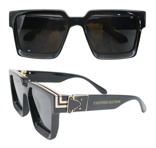 PVAMU Panther Nation Shades / Sunglasses Unisex Black & Gold